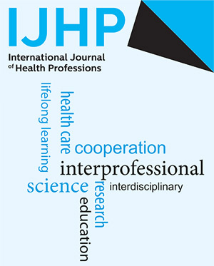 Word Cloud of the IJHP - the International Journal of Health Professions
